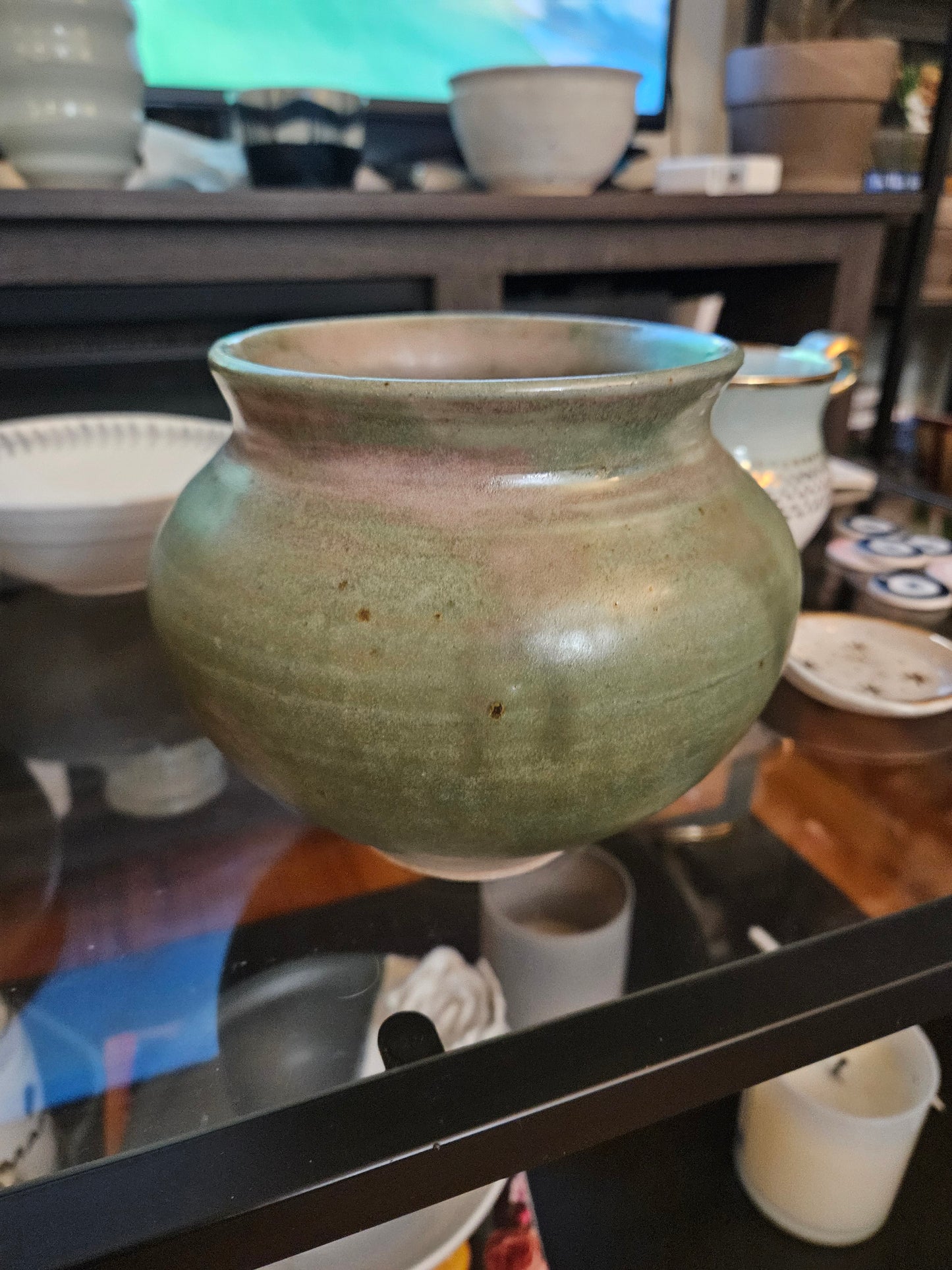 Dark Green Pot - Large