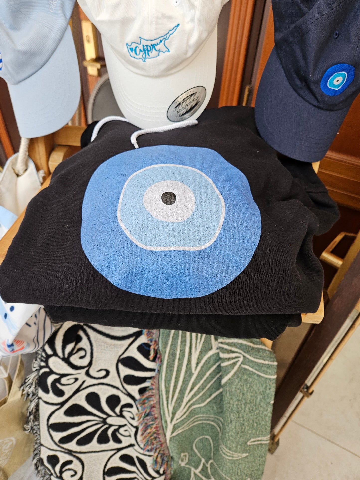 Black Evil Eye Sweatshirt